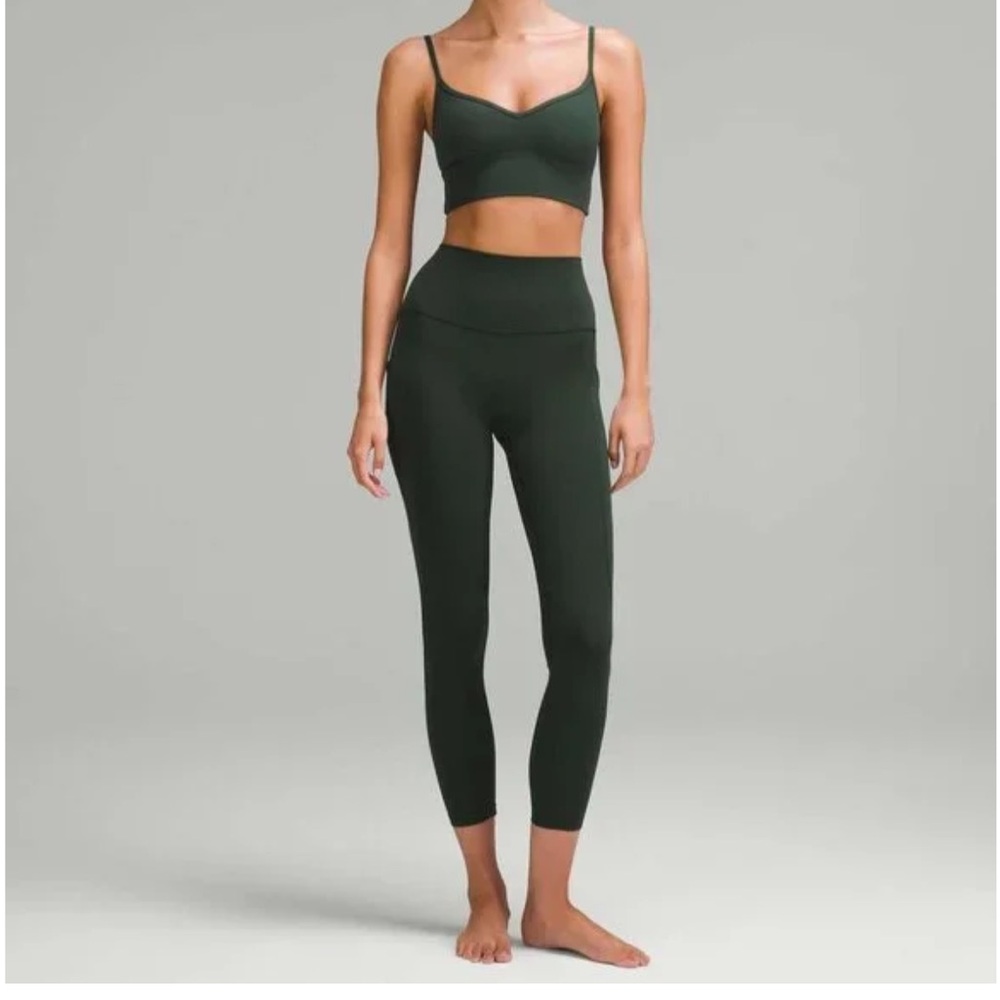 Lululemon Align High Rise Pant 25” Legacy Green NWT Size 6